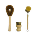 All Natural Coconut Fiber Brush,long handle kitchen sisal brush